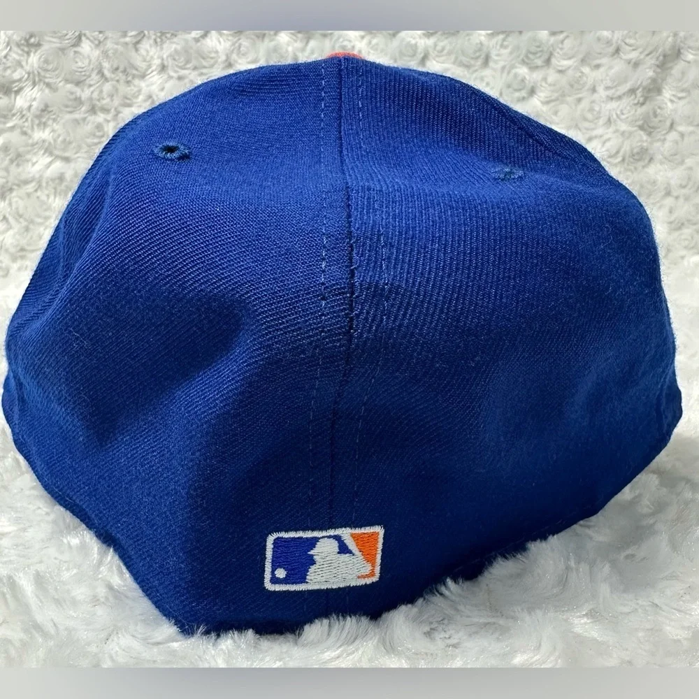 New York Mets Mens New Era 59Fifty Fitted 8 MLB WOOL Baseball Cap NWOT - Picture 6 of 6